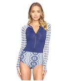 Roxy - Visual Touch Long Sleeve One-piece Swimsuit