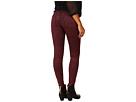 7 For All Mankind - The Skinny Glazed Pebble Sateen (burgundy) - Apparel