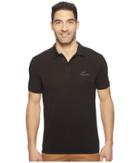 Lacoste - Short Sleeve Stretch Pique Rubber Largest Croc Polo Regular Fit