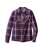 7 For All Mankind Kids - Long Sleeve Boyfriend Button Up Plaid Flannel Shirt