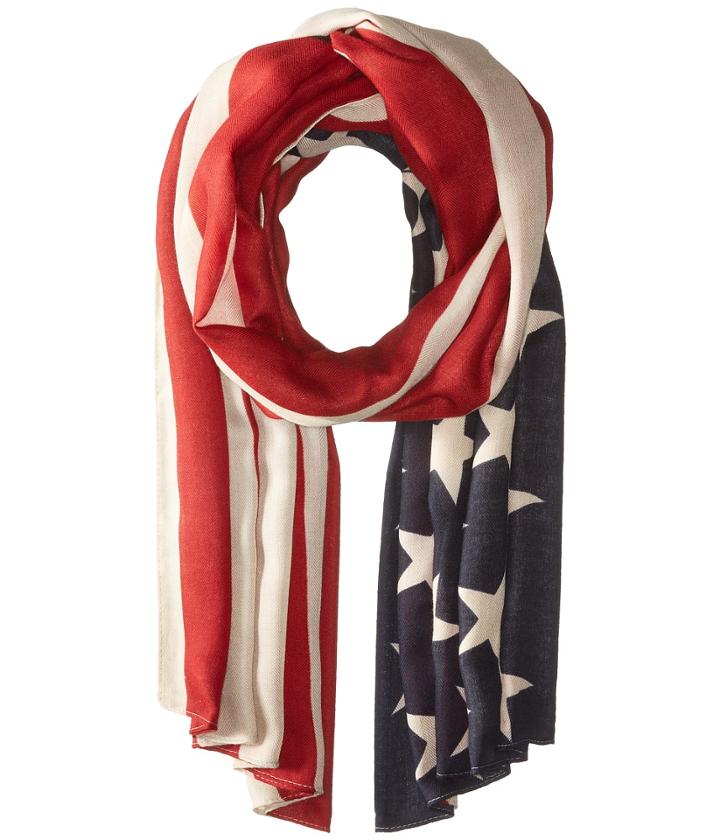 San Diego Hat Company - Bss1701 Woven American Flag Print Scarf