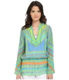 Hale Bob - Meet Me In Havana Silk Chiffon Tunic