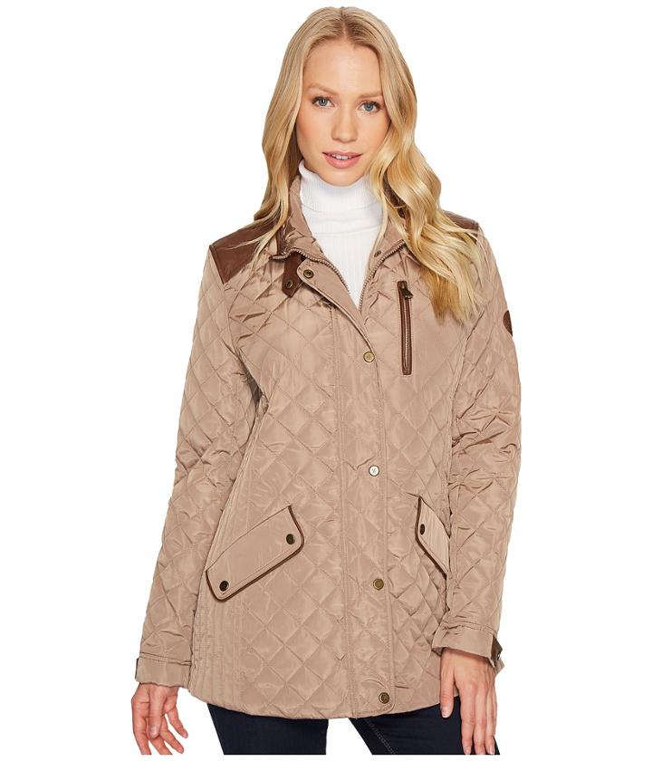 Lauren Ralph Lauren - Faux Leather Trim Quilt