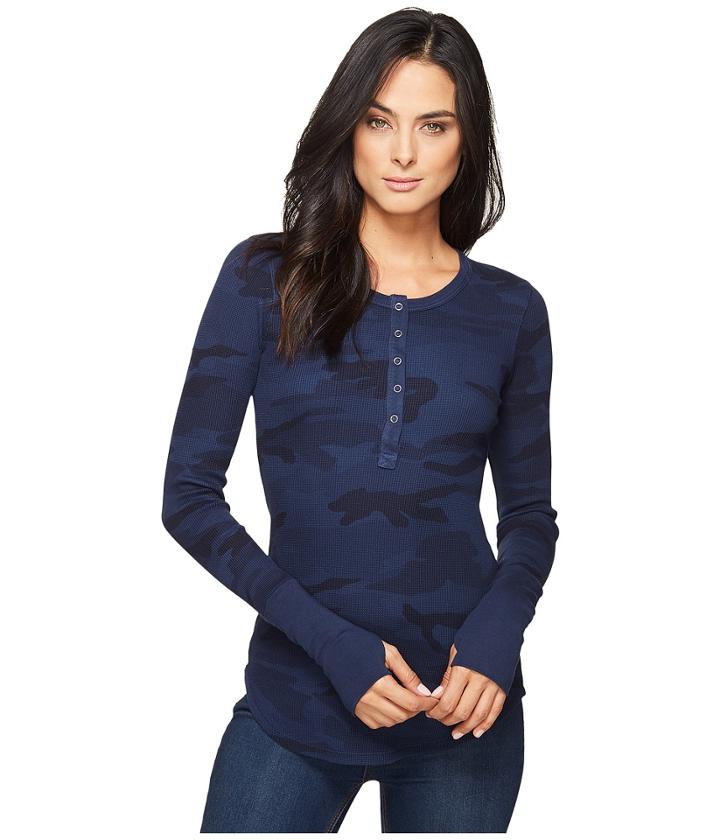 Splendid - Camo Henley