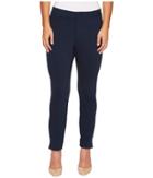 Nydj Petite - Petite Ponte Ankle Pants In Peacoat Heather