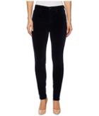 Hudson - Barbara High-waist Super Skinny Velvet Jeans In Dark Obsidian