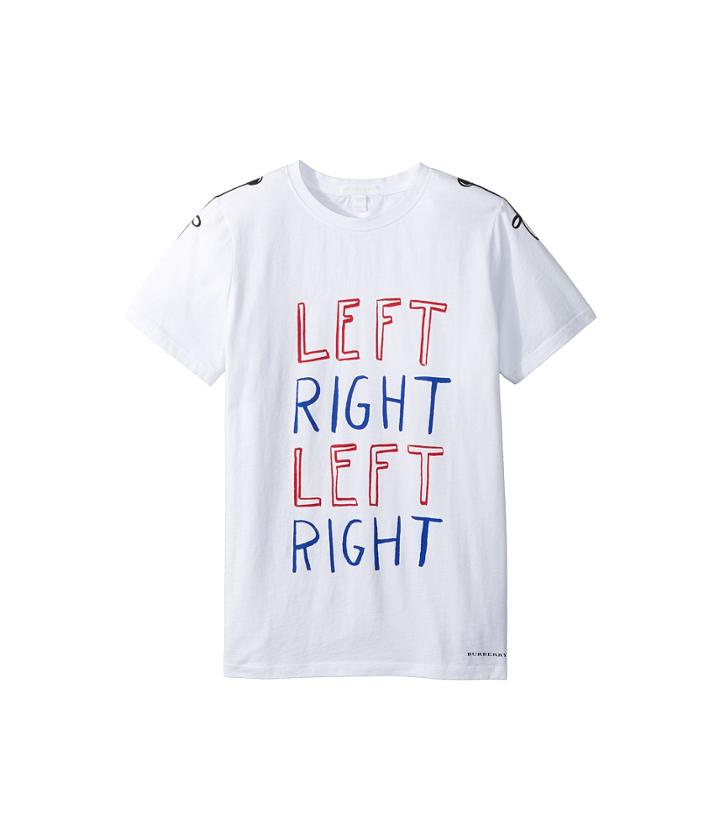 Burberry Kids - Left Right Print Tee