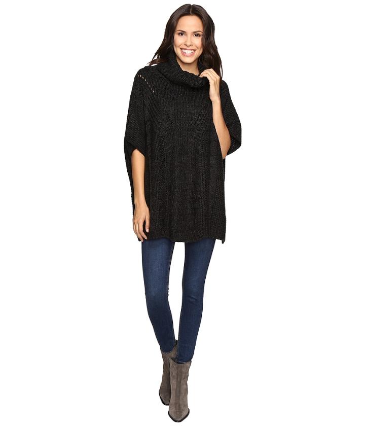 Christin Michaels - Nell Crochet Eyelet Poncho