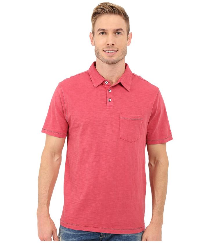 True Grit - Heritage Slub Short Sleeve One-pocket Polo W/ Saddle Stitch Detail