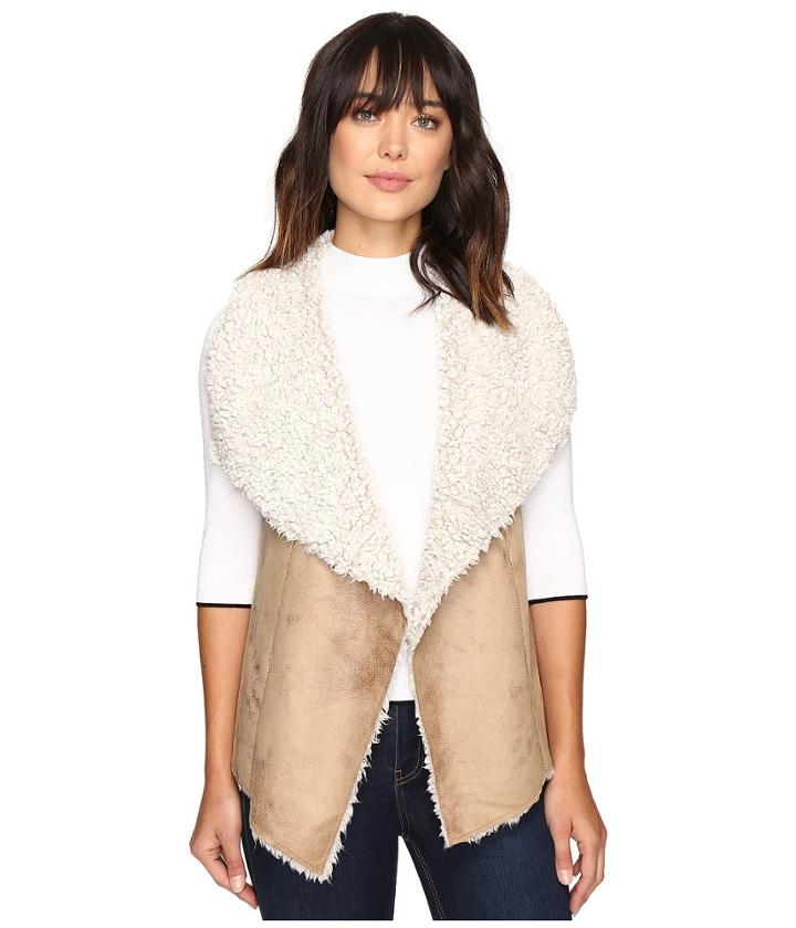 Dylan By True Grit - Frosty Tipped Shearling Vest