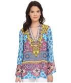 Hale Bob - Salsa On The Beach Silk Chiffon Tunic