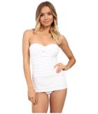 Tommy Bahama - Pearl Shirred Front Bandeau One-piece