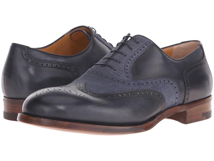 A. Testoni - Delave Calf And Linen Suede Flex Oxford