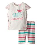 Joules Kids - Frill Top With Crop Leggings Set