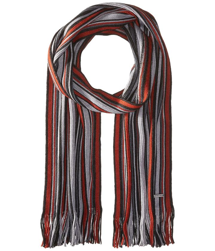 Michael Michael Kors - Four Color Variagated Stripe Raschel Muffler