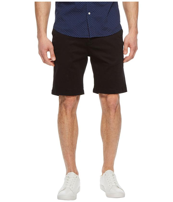 34 Heritage - Nevada Shorts In Black Twill