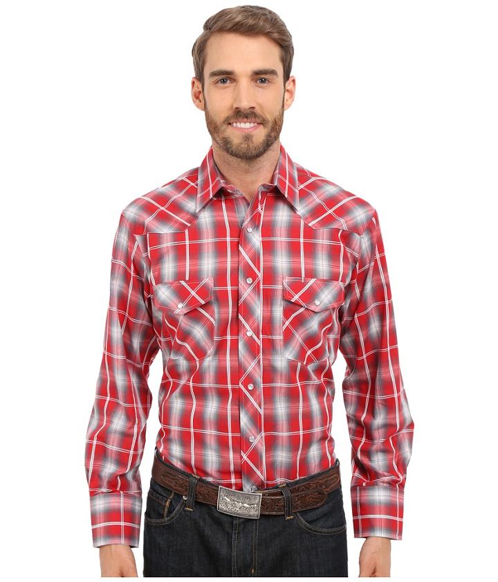 Roper - 0297 Red Grey Plaid