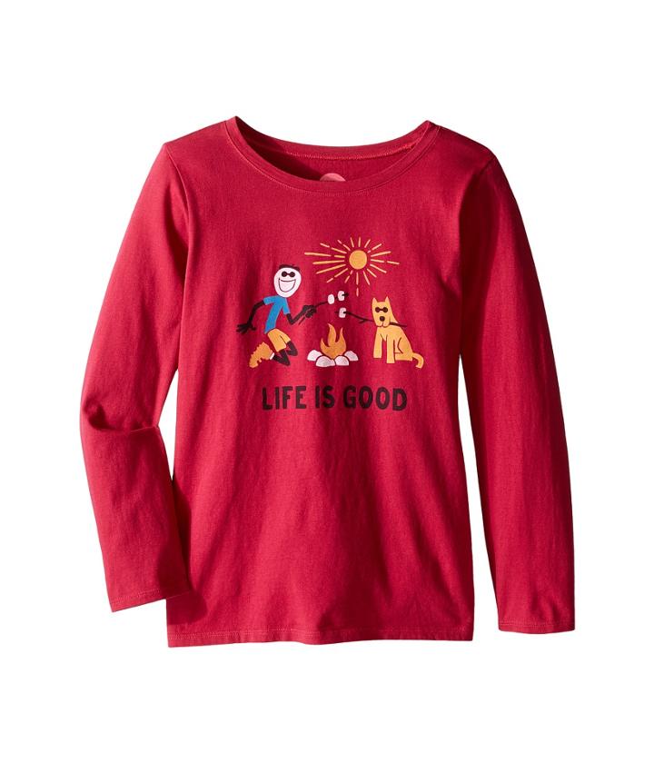 Life Is Good Kids - Elemental Camp Fire Long Sleeve Tee