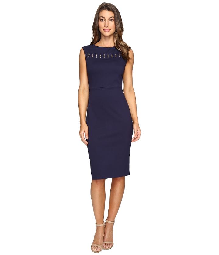 Michael Michael Kors - Grommet Bar Embroidered Dress