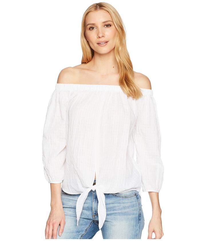 Liverpool - Off-the-shoulder Shirt With Tie Front