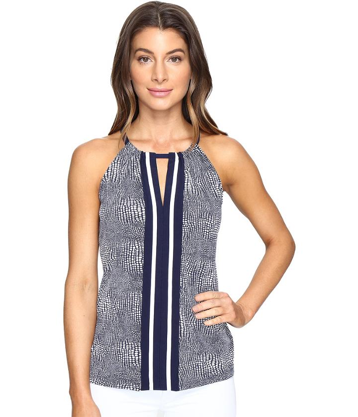 Michael Michael Kors - Zeph Reptile Halter Top