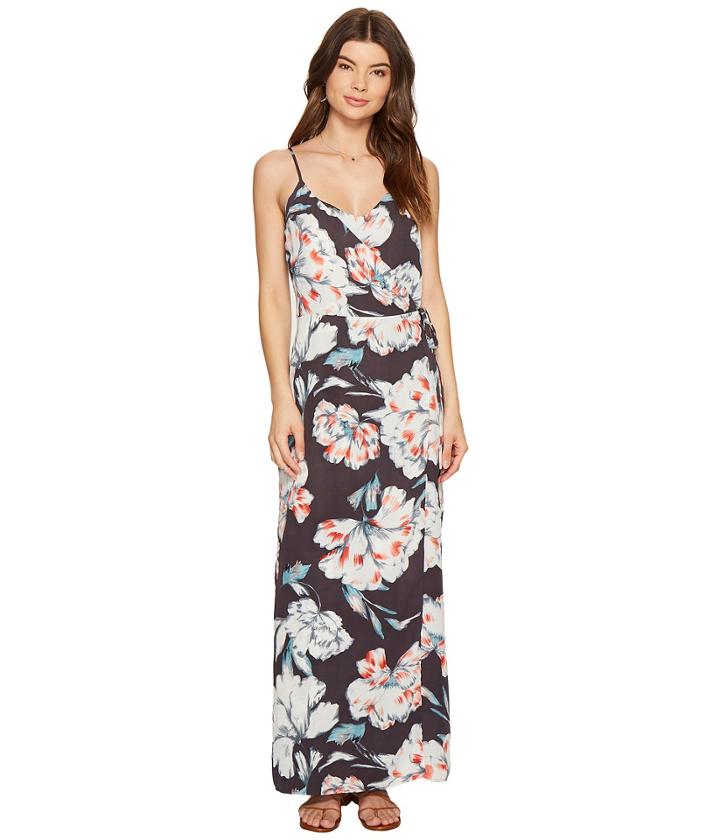 1.state - Spaghetti Strap Wrap Front Maxi