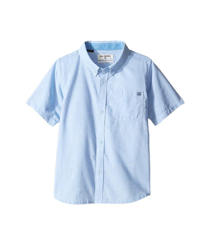 Billabong Kids - All Day Chambray Short Sleeve Shirt