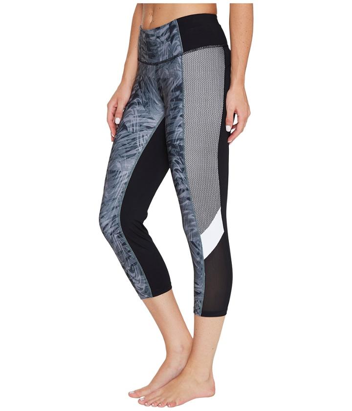 Ivanka Trump - Printed Active Crop Leggings