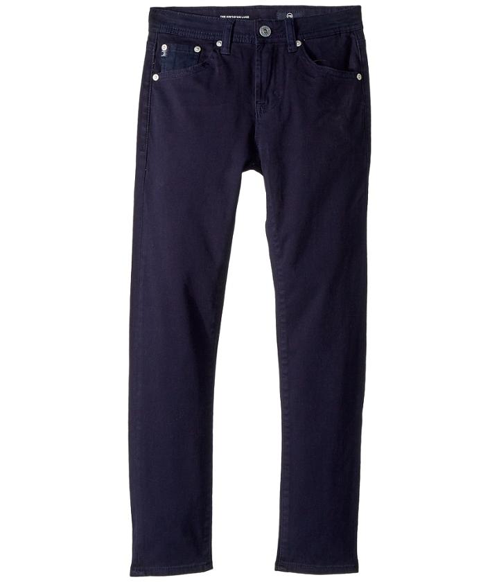 Ag Adriano Goldschmied Kids - The Kingston Luxe Slim Skinny Sueded Twill In Blue