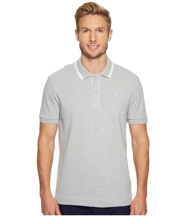 Lacoste - Short Sleeve Petit Pique W/ Tonal Crock Regular