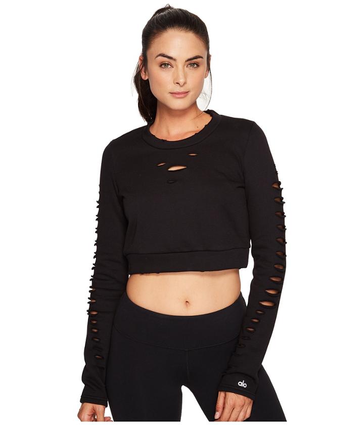 Alo - Ripped Warrior Long Sleeve Top