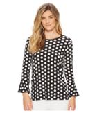 Michael Michael Kors - Simple Dots Flare Sleeve Top