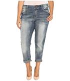 Jag Jeans Plus Size - Plus Size Relaxed Boyfriend In Saginaw Blue Platinum Denim