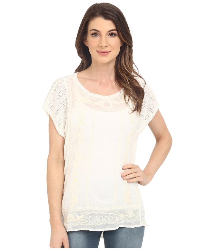 Lucky Brand - Pointelle Stitch Poncho