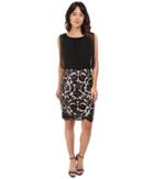 Calvin Klein - Blouson Bodice With Lace Skirt Cd6b2v3y