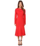 Prabal Gurung - Long Sleeve Crew Neck Dress W/ Separating Yoke