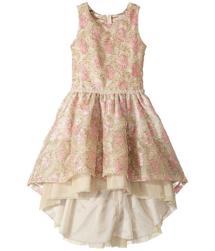 Nanette Lepore Kids - Novelty Lurex Mesh Dress With Jewels