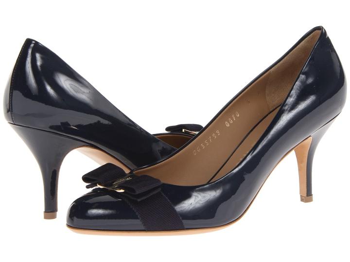 Salvatore Ferragamo - Patent Leather Mid-heel Pump