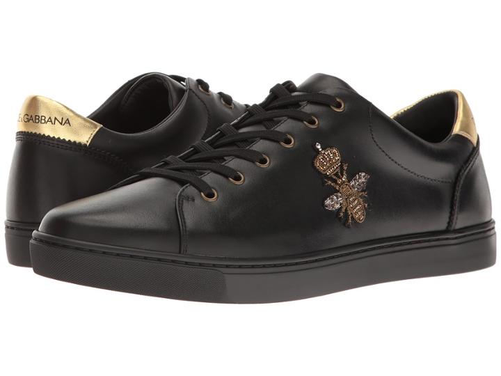 Dolce &amp; Gabbana - London Bee Applique Low Top
