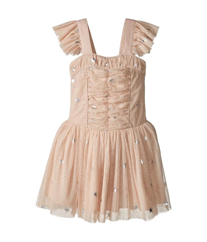 Stella Mccartney Kids - Jo Jo All Over Star Print Ruched Tulle Dress