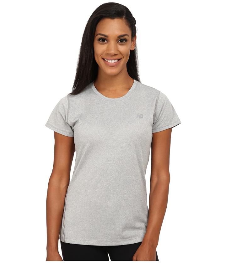 New Balance - Heathered Short Sleeve Tee