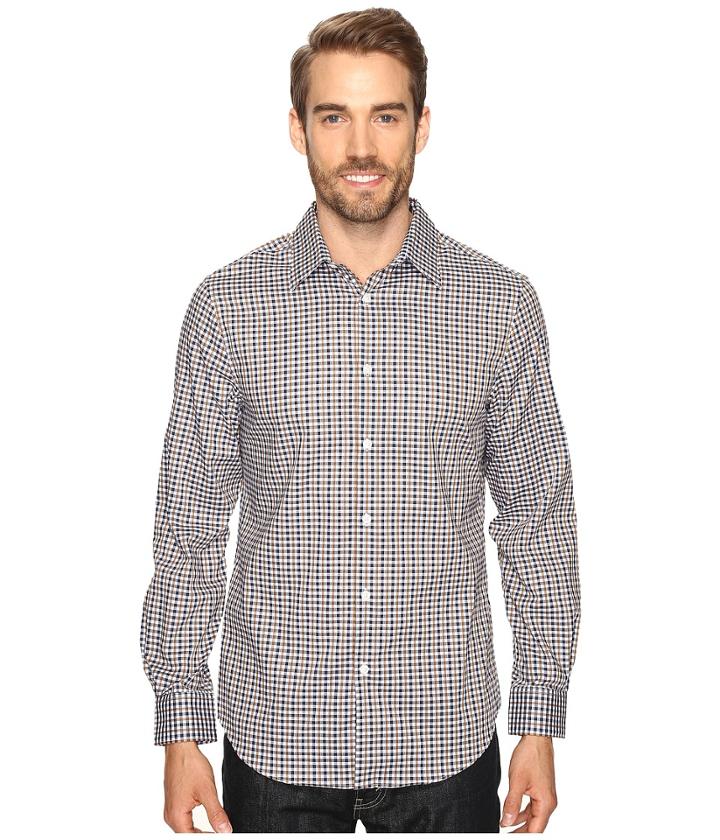 Perry Ellis - Checkered Dobby Shirt