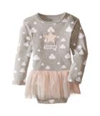 C&amp;c California Kids - Tulle Ruffle Layered Dress Bodysuit
