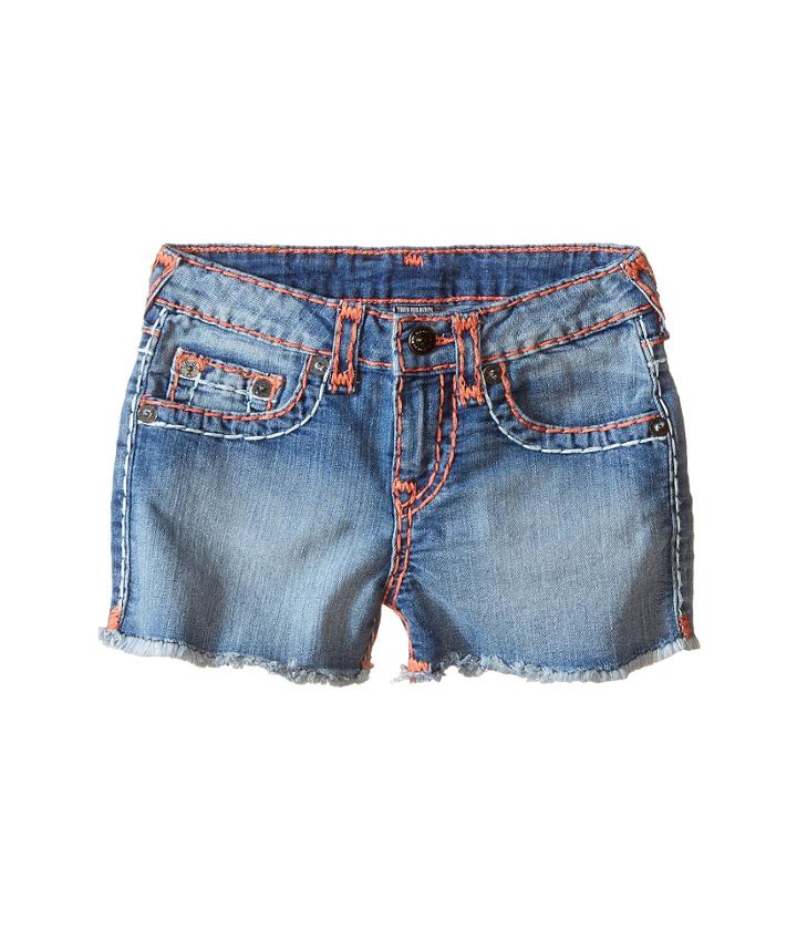 True Religion Kids - Bobby Coral Mint Combo Super T Shorts