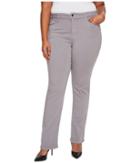 Nydj Plus Size - Plus Size Marilyn Straight In Luxury Touch Denim In Mineral