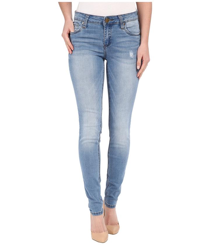 Kut From The Kloth - Mia Toothpick Five-pocket Skinny Jeans In Valuable W/ Medium Base Wash