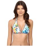 Tommy Bahama - Fleur De Lite Reversible Halter Bikini Top