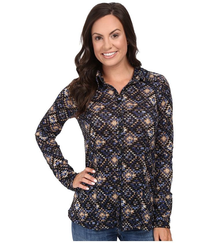 Stetson - Aztec Tapestry Print Long Sleeve Woven Western Shirt