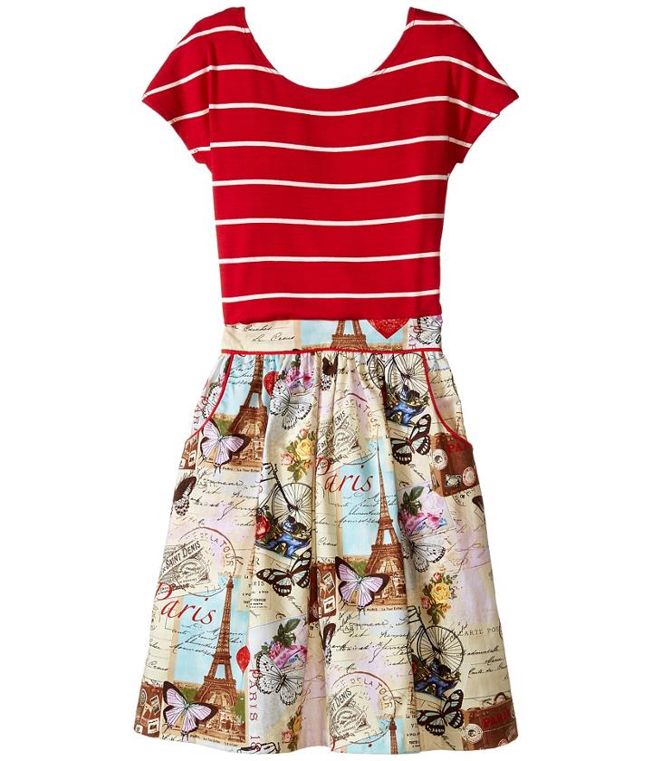 Fiveloaves Twofish - I Love Paris Dress