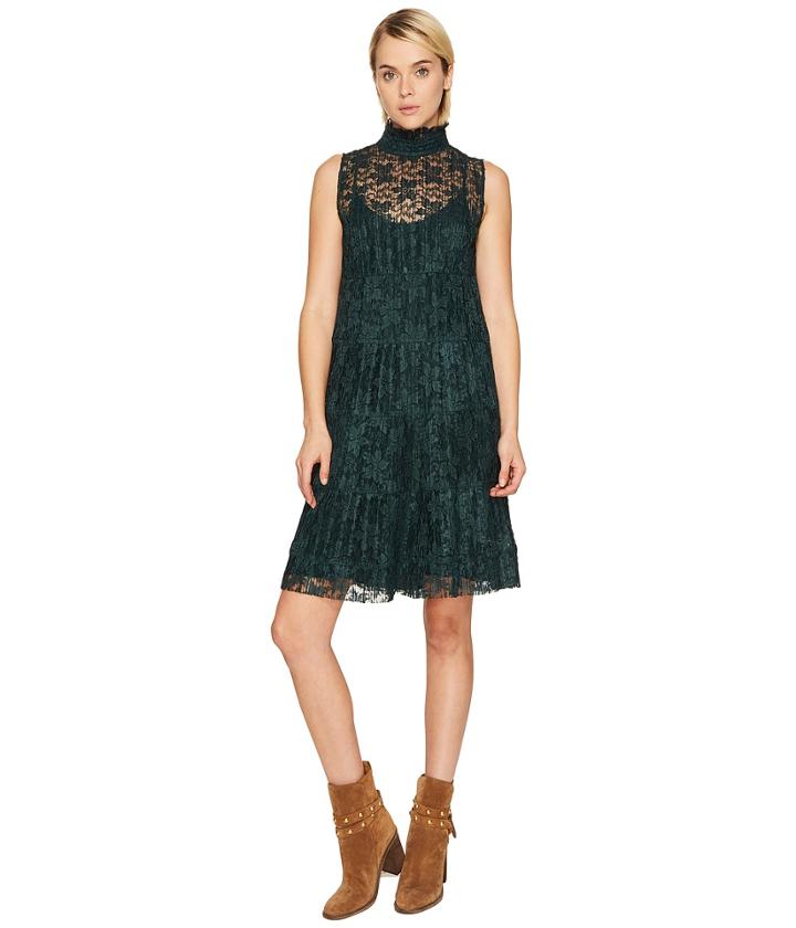 See By Chloe - Lace And Pleats Dress